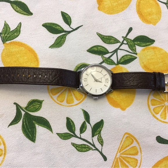 Fossil watch, like new condition, brown band - Picture 4 of 4